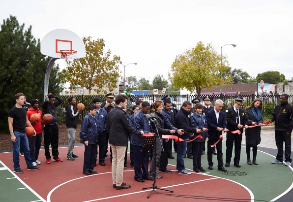 polis station basketball court