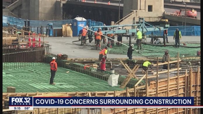 Fox 32 construction safety COVID-19