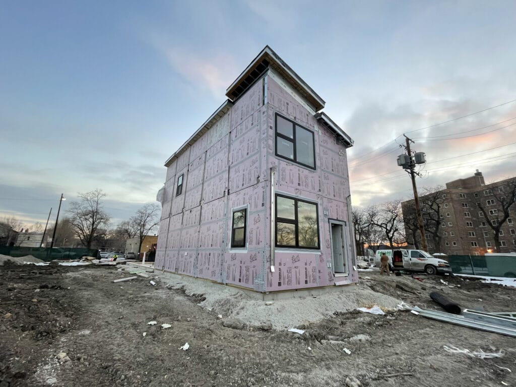 Assembled Townhome: A total of 33 new three-bedroom, 1.5-bath townhomes will be added, including 14 duplex townhomes, or 28 units, built using modular construction.